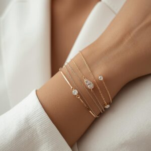 few bracelets minimal jewellery4