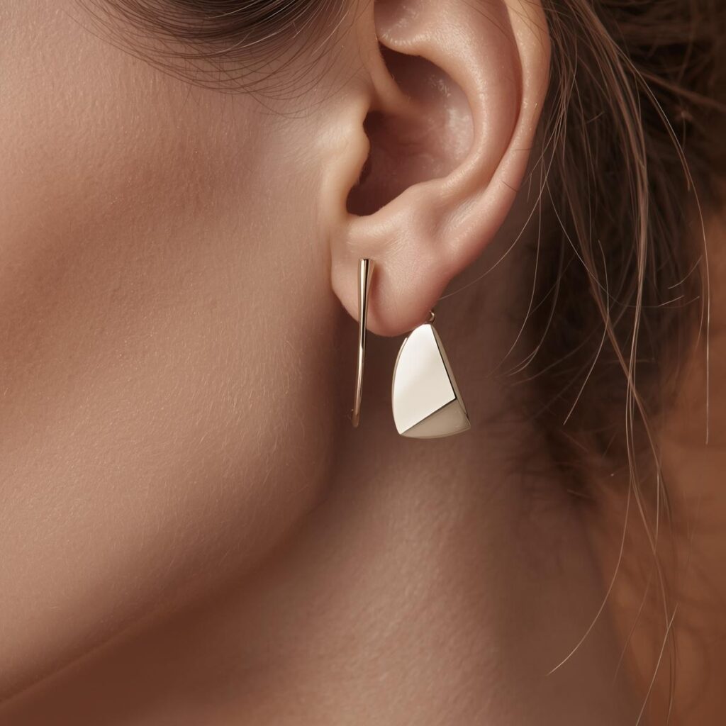 minimal earings aesthetic